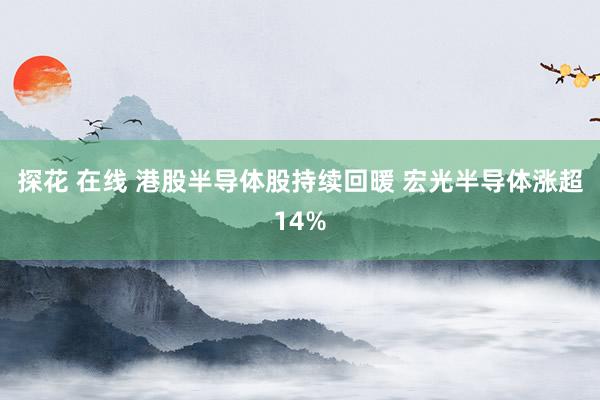 探花 在线 港股半导体股持续回暖 宏光半导体涨超14%